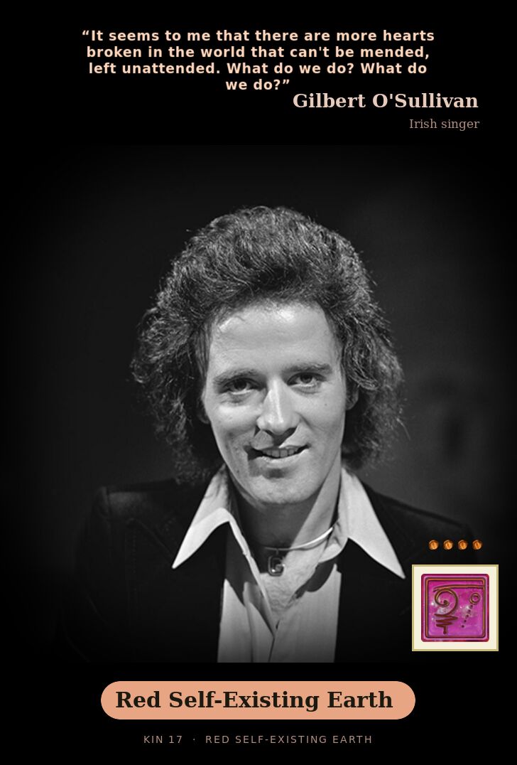 Gilbert O'Sullivan · Red Self-Existing Earth