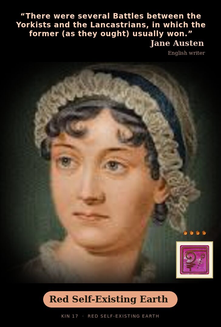 Jane Austen · Red Self-Existing Earth