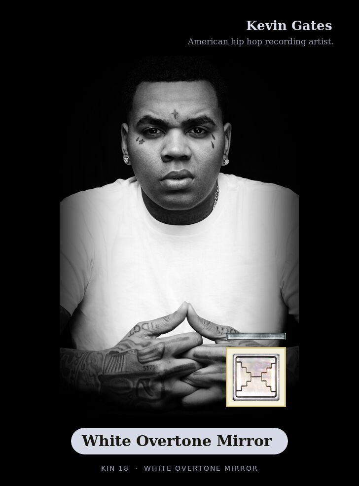 Kevin Gates · White Overtone Mirror
