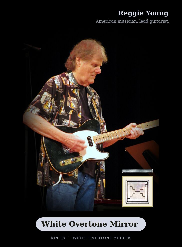 Reggie Young · White Overtone Mirror