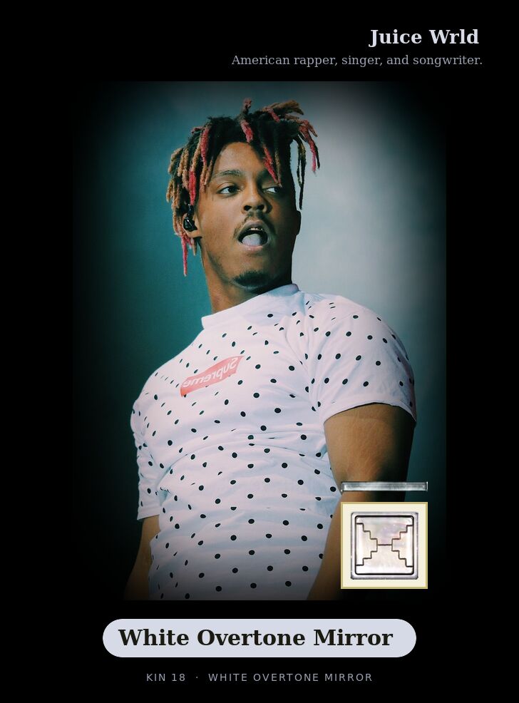 Juice Wrld · White Overtone Mirror