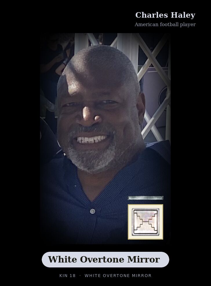 Charles Haley · White Overtone Mirror