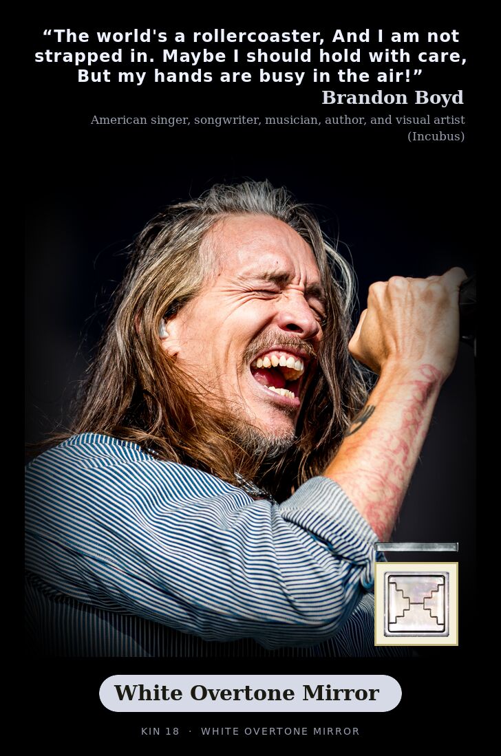 Brandon Boyd · White Overtone Mirror