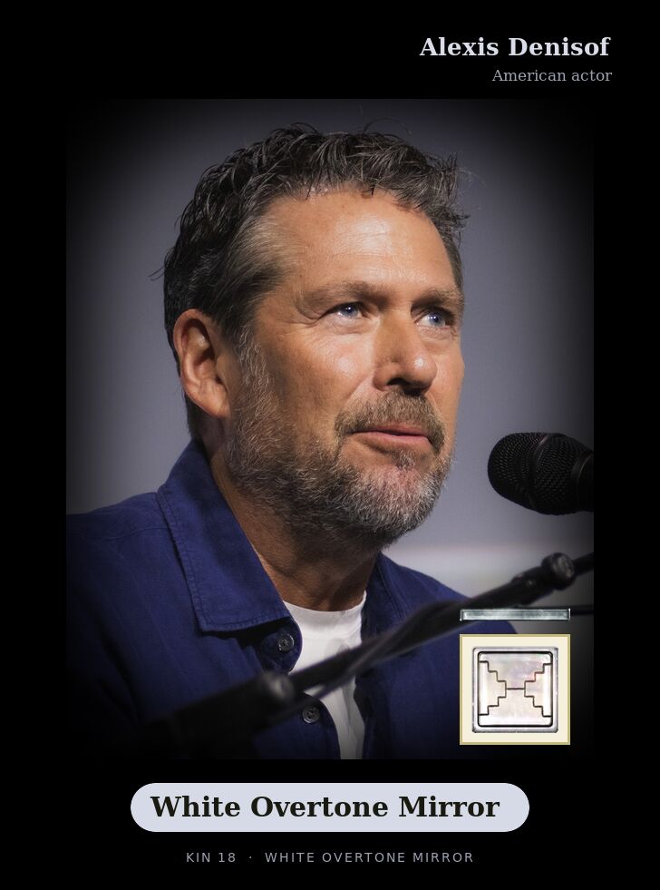 Alexis Denisof · White Overtone Mirror
