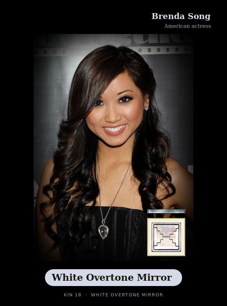 Brenda Song · White Overtone Mirror