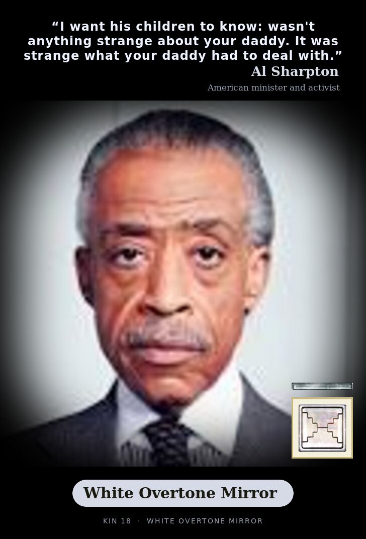 Al Sharpton · White Overtone Mirror