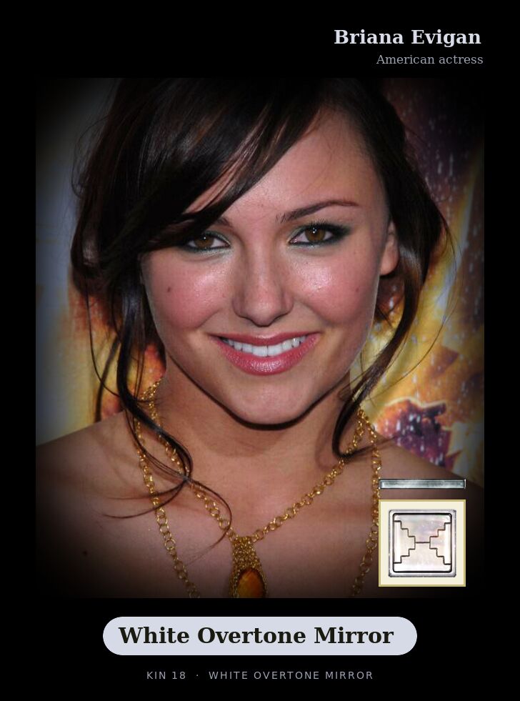 Briana Evigan · White Overtone Mirror