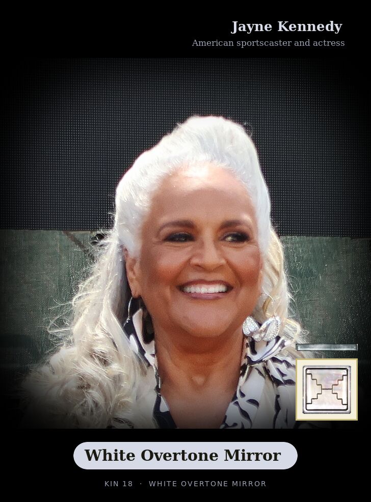 Jayne Kennedy · White Overtone Mirror