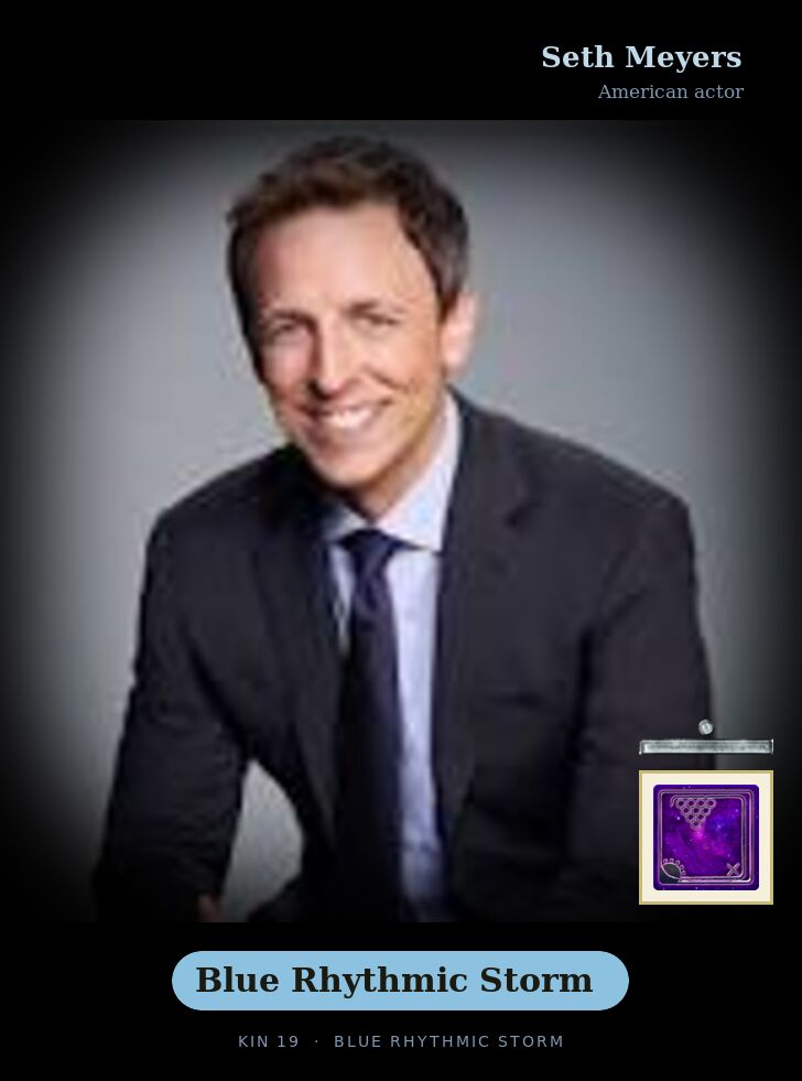 Seth Meyers · Blue Rhythmic Storm