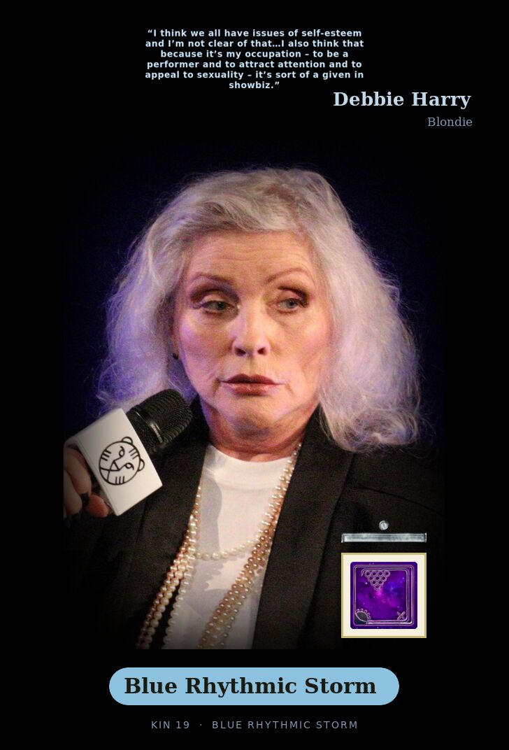 Debbie Harry · Blue Rhythmic Storm