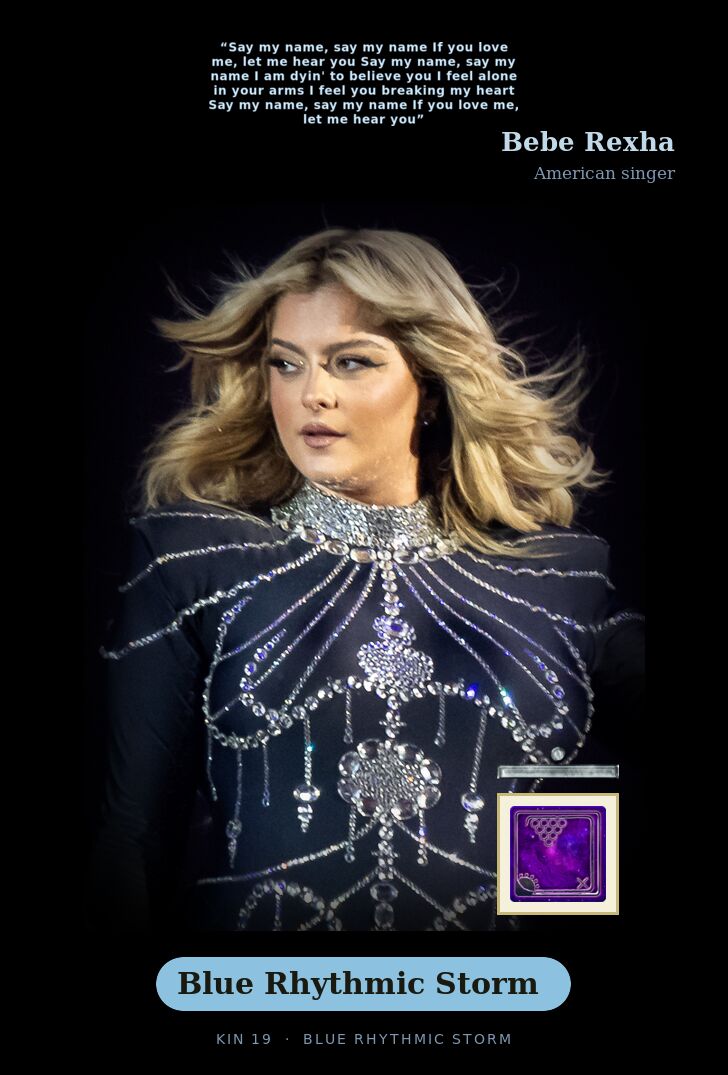 Bebe Rexha · Blue Rhythmic Storm