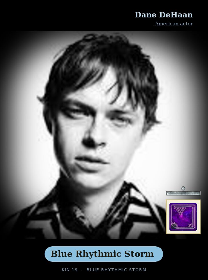 Dane DeHaan · Blue Rhythmic Storm