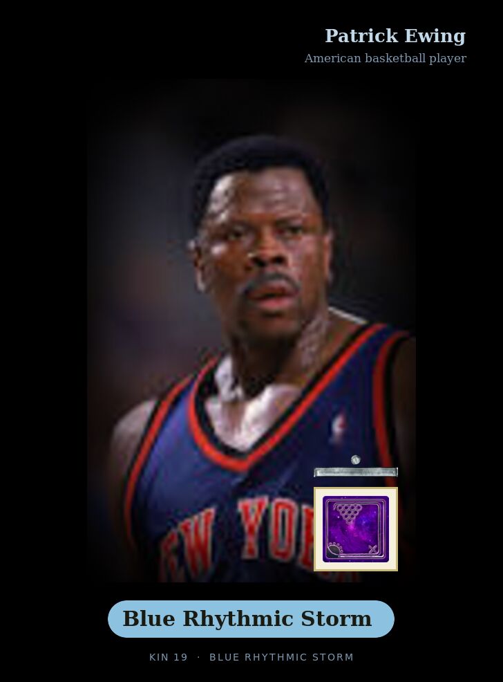 Patrick Ewing · Blue Rhythmic Storm