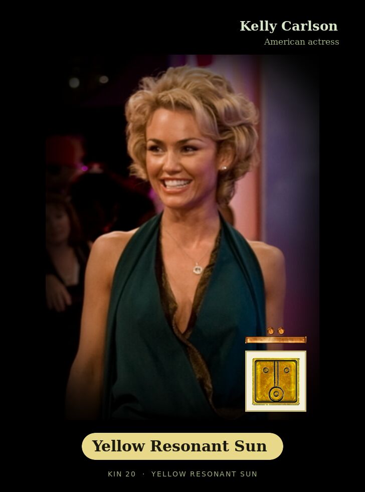 Kelly Carlson · Yellow Resonant Sun