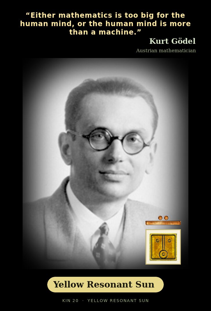 Kurt Gödel · Yellow Resonant Sun