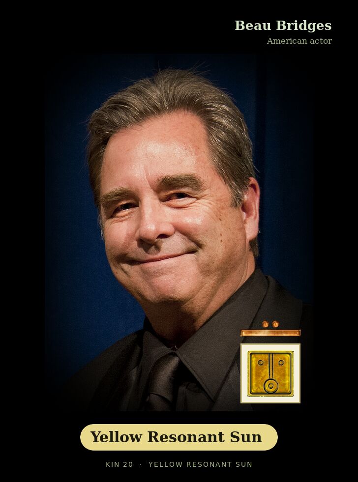 Beau Bridges · Yellow Resonant Sun