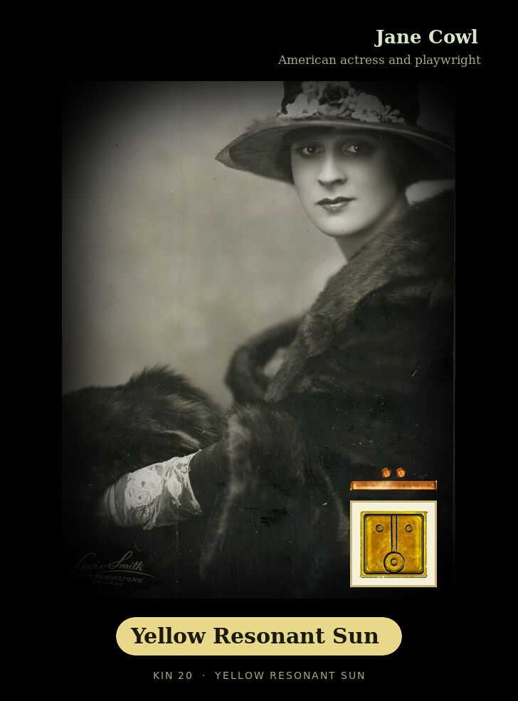 Jane Cowl · Yellow Resonant Sun