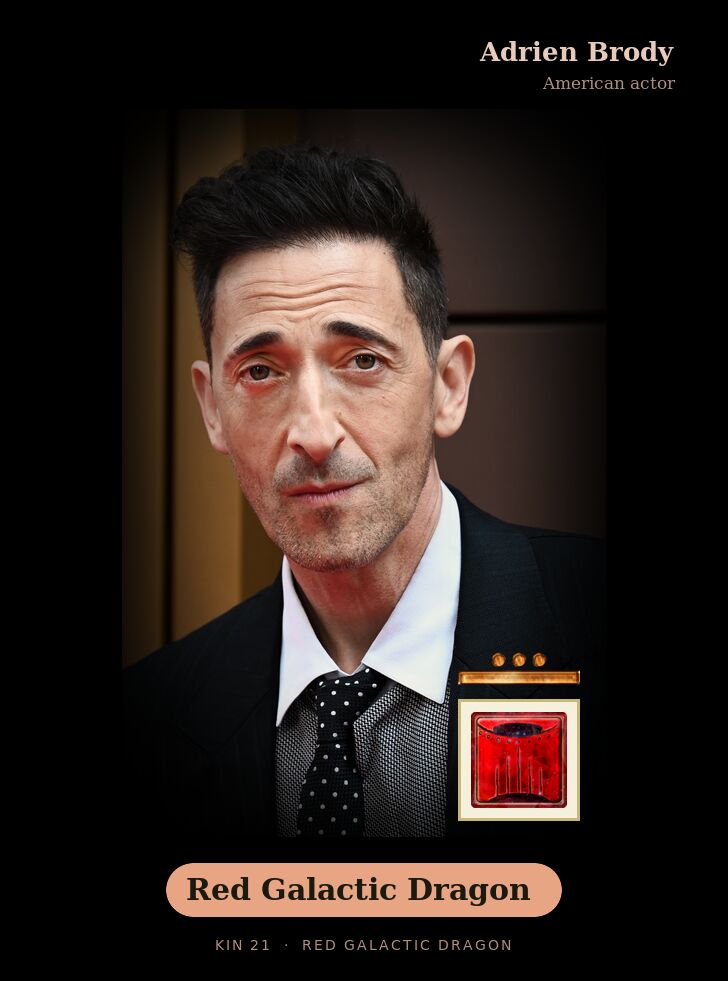 Adrien Brody · Red Galactic Dragon