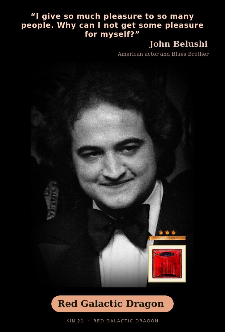 John Belushi · Red Galactic Dragon