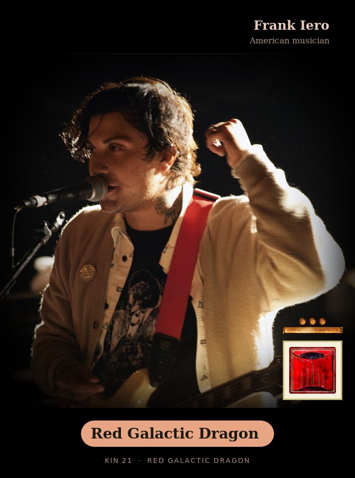 Frank Iero · Red Galactic Dragon