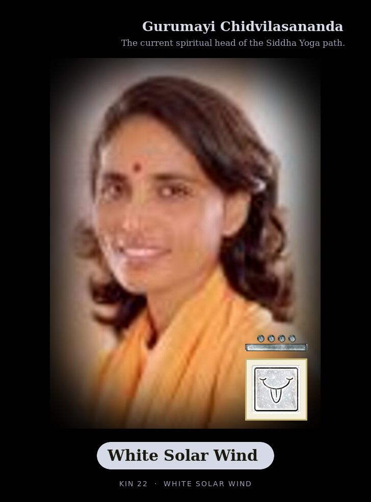 Gurumayi Chidvilasananda · White Solar Wind