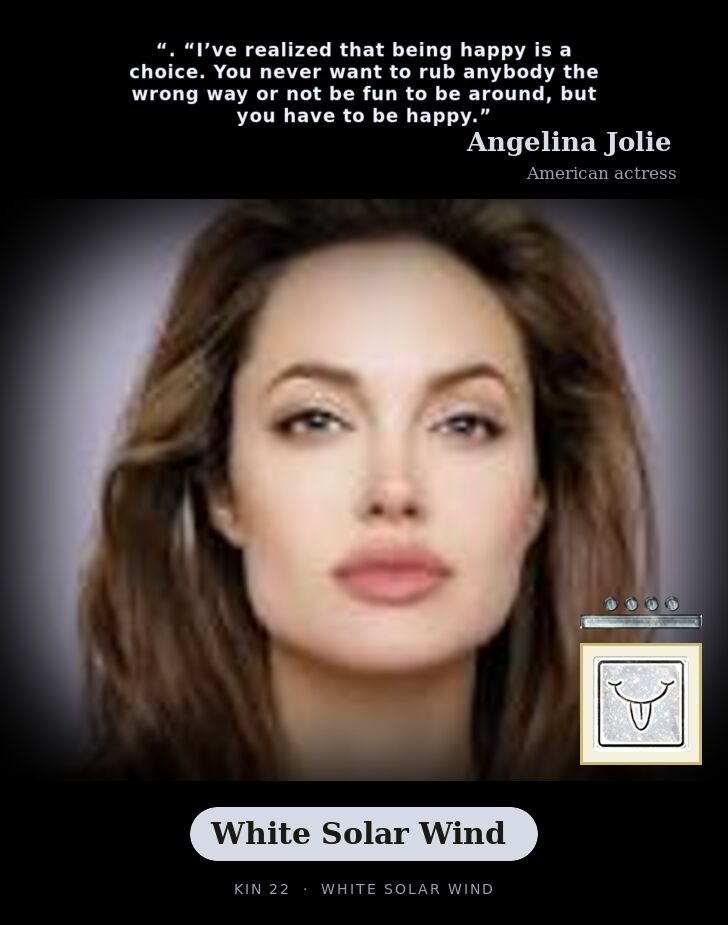 Angelina Jolie · White Solar Wind