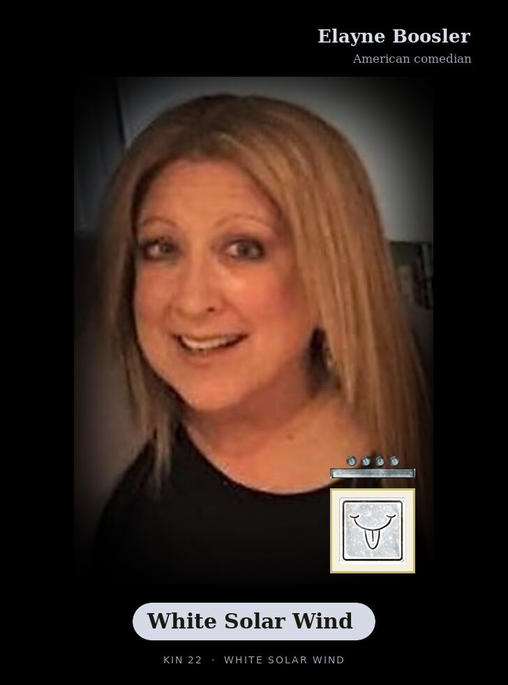 Elayne Boosler · White Solar Wind