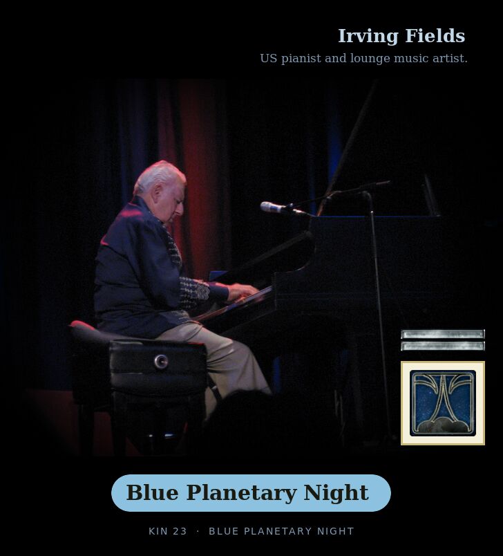 Irving Fields · Blue Planetary Night