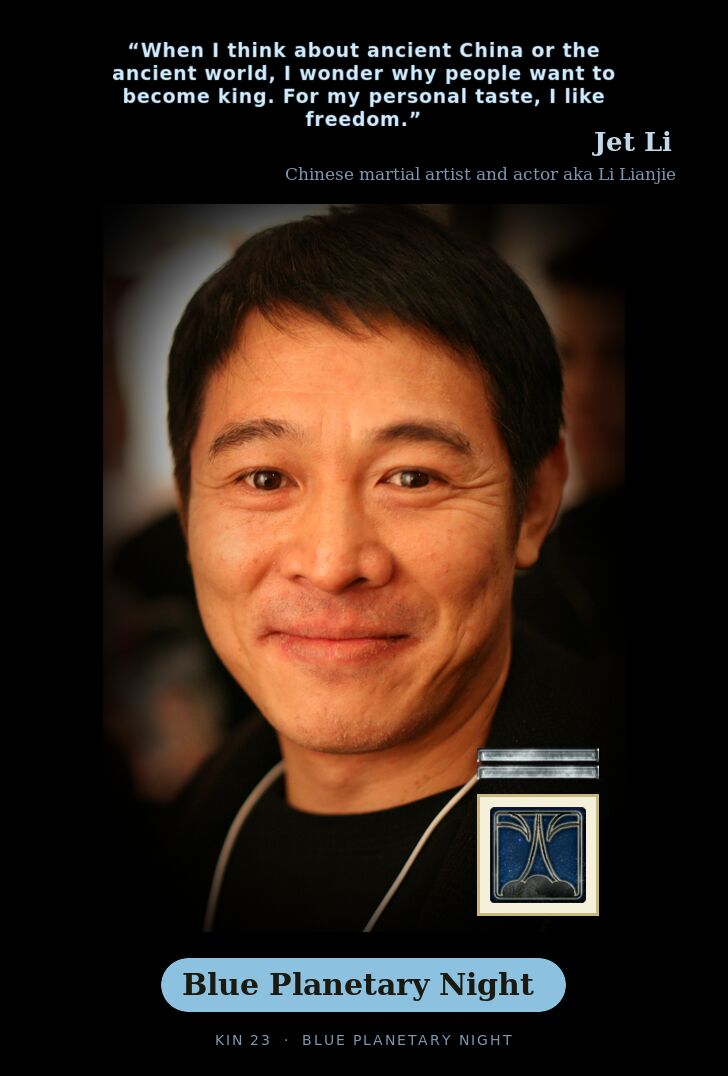 Jet Li · Blue Planetary Night