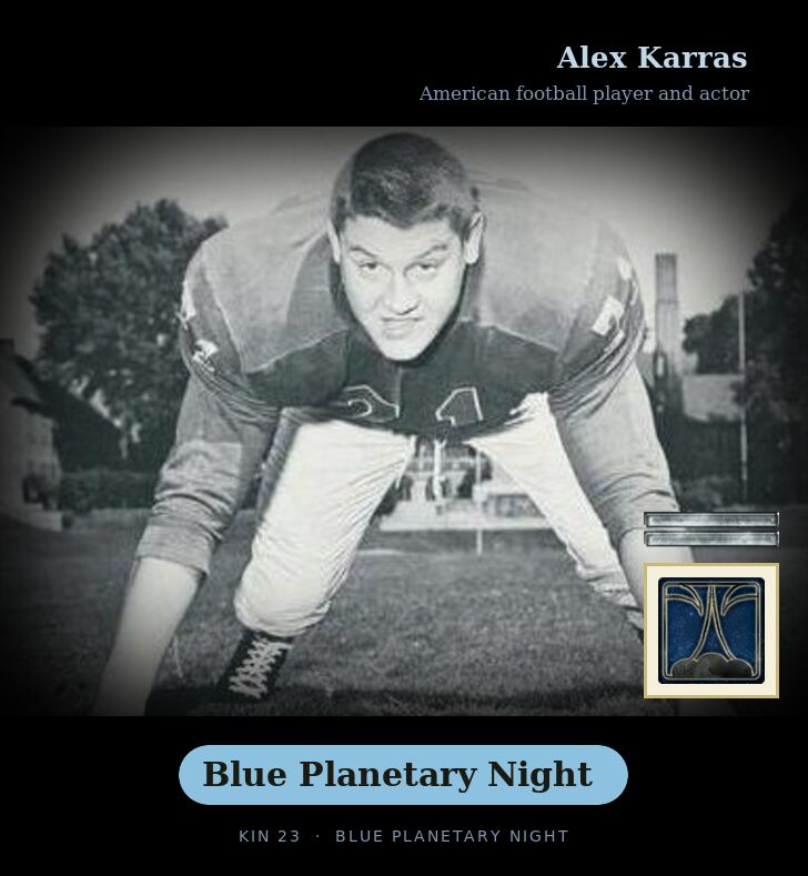 Alex Karras · Blue Planetary Night