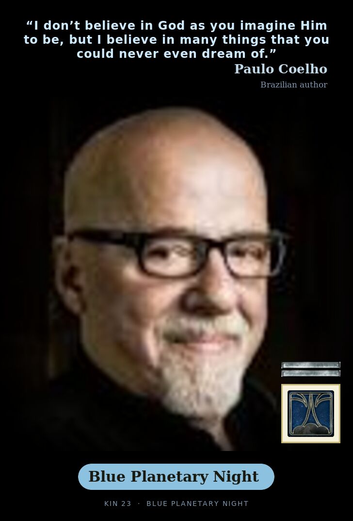 Paulo Coelho · Blue Planetary Night