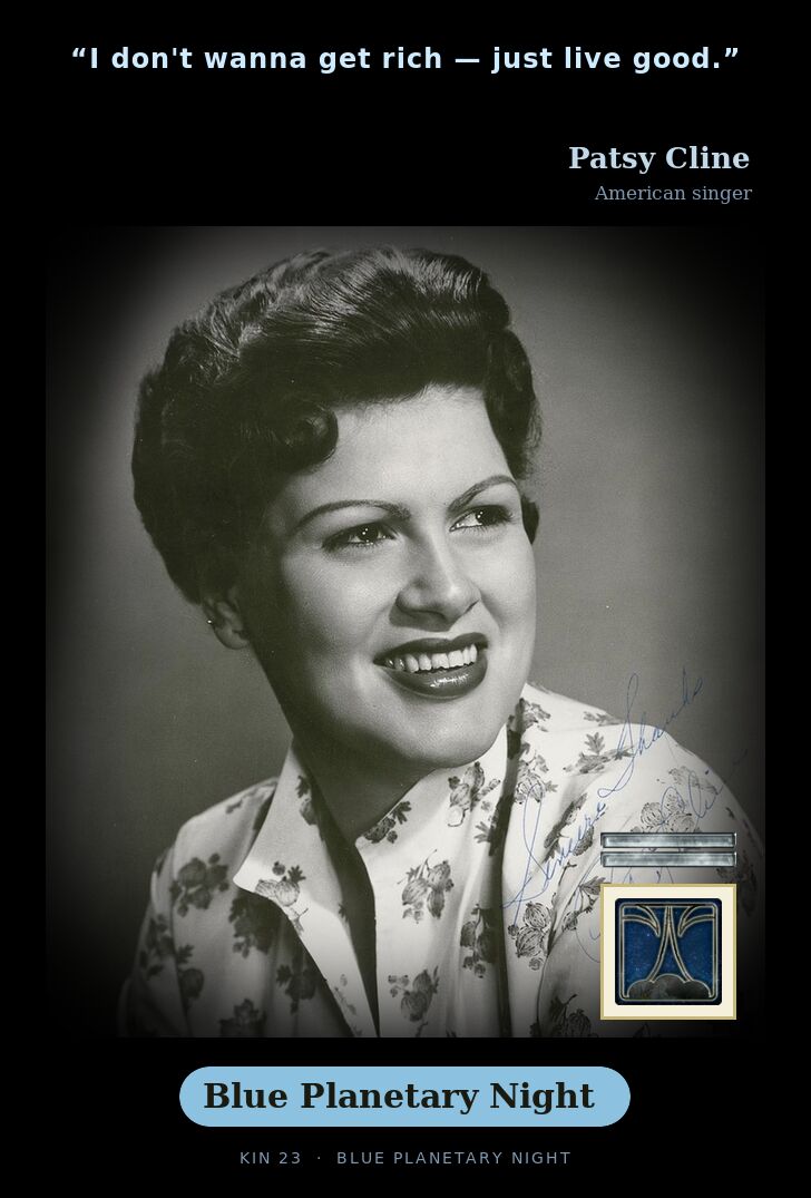Patsy Cline · Blue Planetary Night