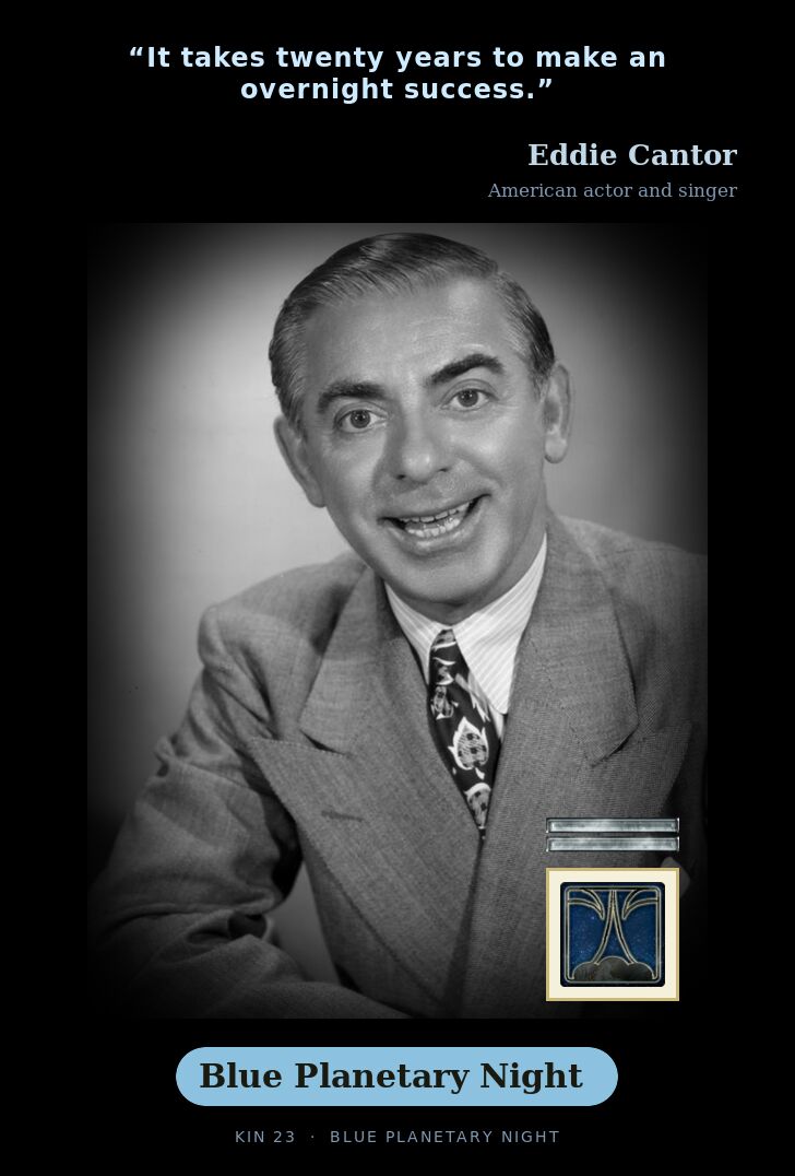 Eddie Cantor · Blue Planetary Night