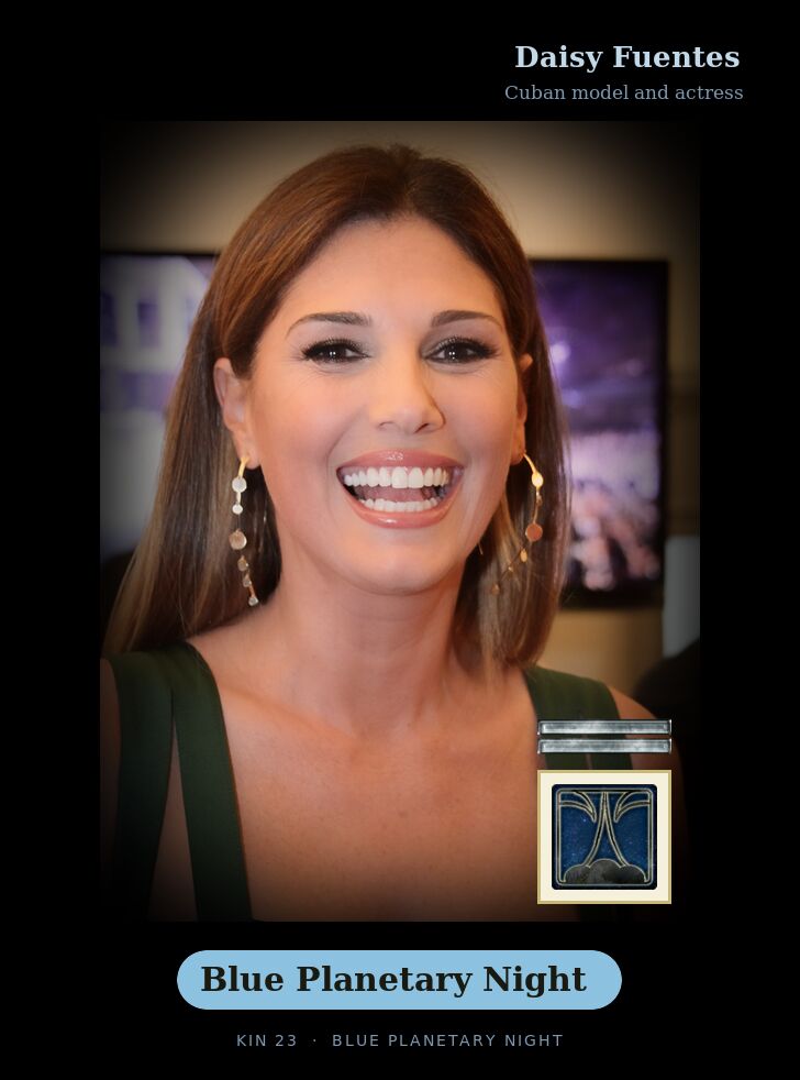 Daisy Fuentes · Blue Planetary Night