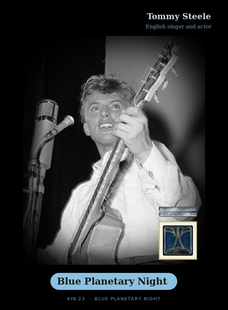 Tommy Steele · Blue Planetary Night