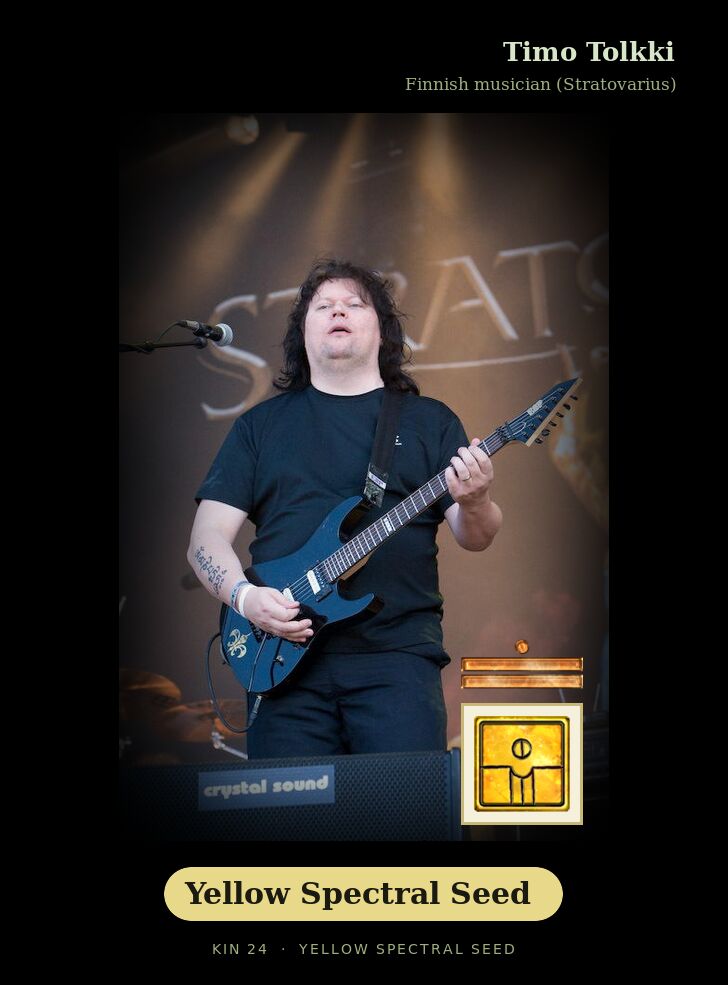 Timo Tolkki · Yellow Spectral Seed