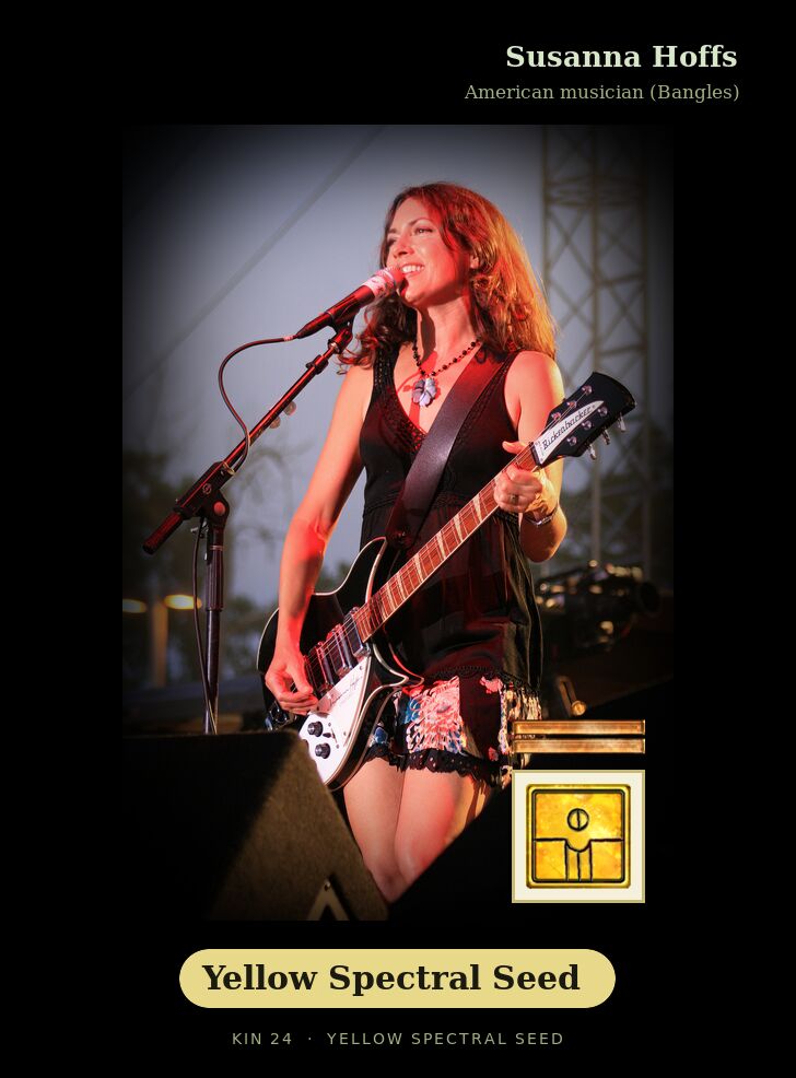 Susanna Hoffs · Yellow Spectral Seed