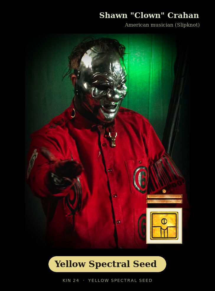 Shawn "Clown" Crahan · Yellow Spectral Seed