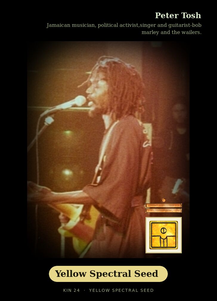 Peter Tosh · Yellow Spectral Seed