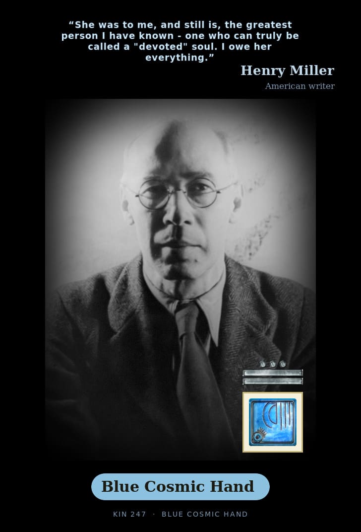 Henry Miller · Blue Cosmic Hand