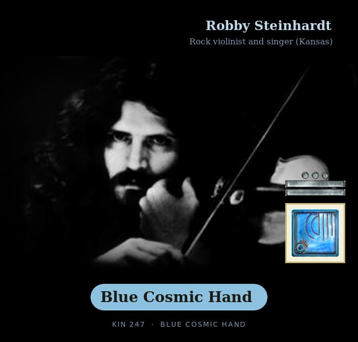 Robby Steinhardt · Blue Cosmic Hand