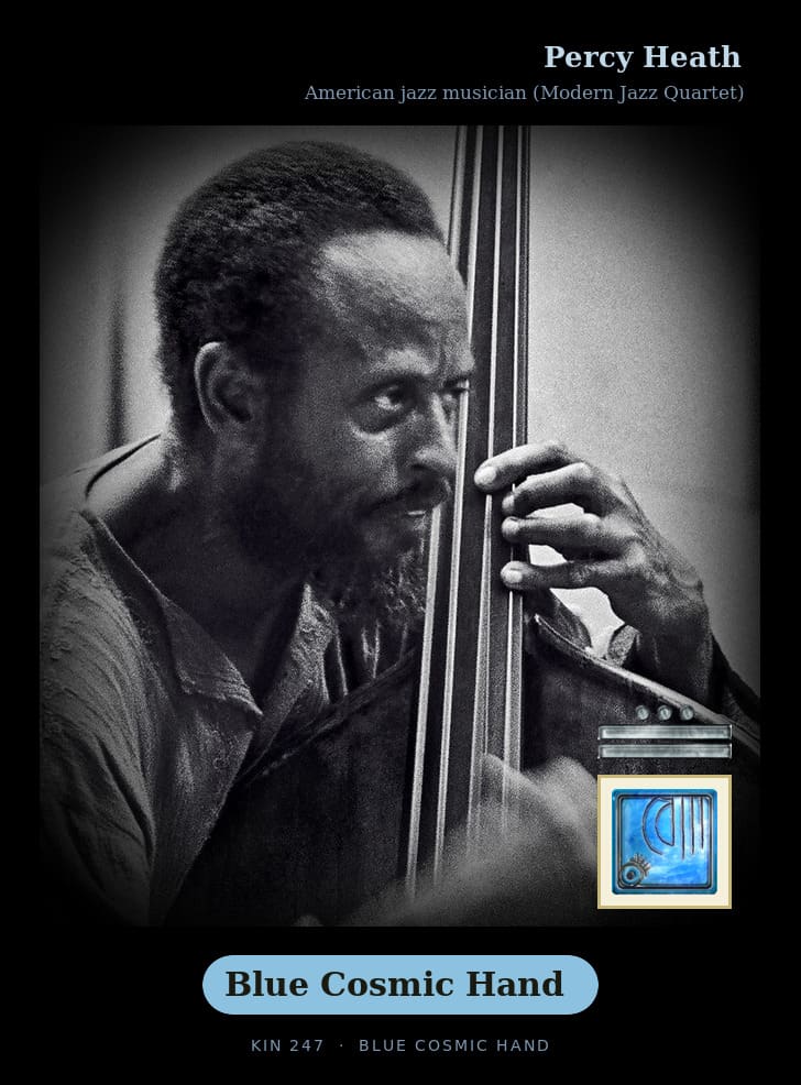 Percy Heath · Blue Cosmic Hand