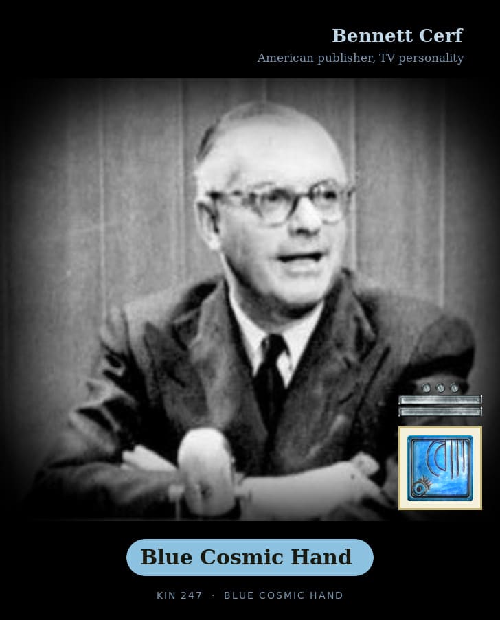 Bennett Cerf · Blue Cosmic Hand