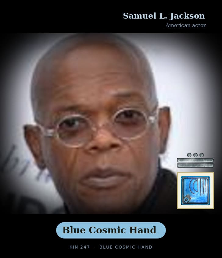 Samuel L. Jackson · Blue Cosmic Hand
