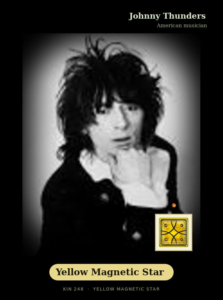 Johnny Thunders · Yellow Magnetic Star