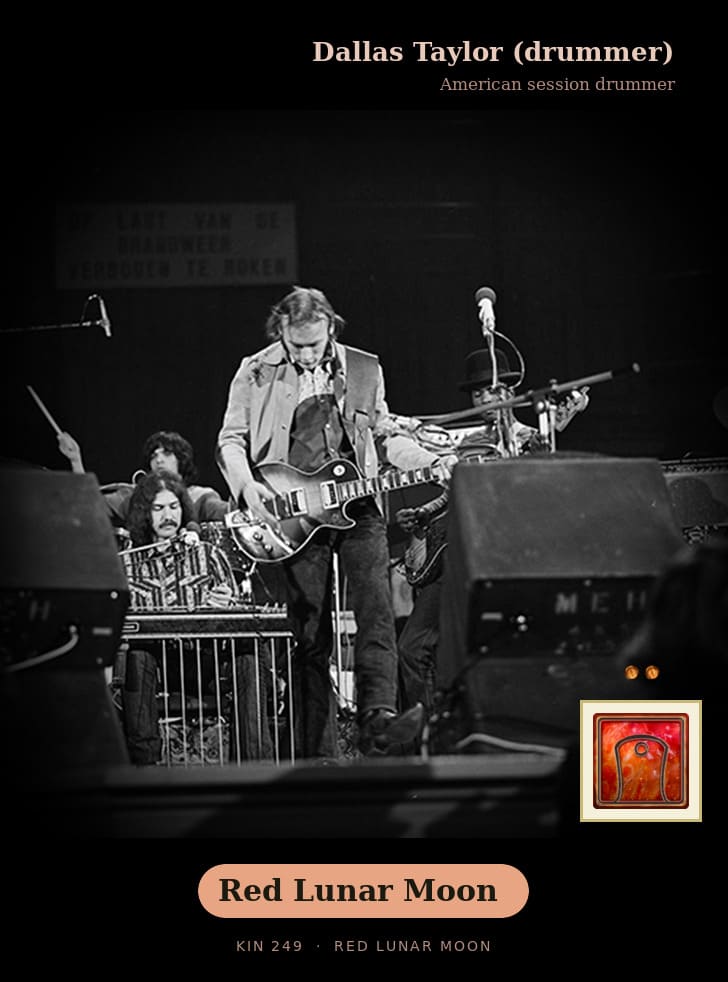Dallas Taylor (drummer) · Red Lunar Moon