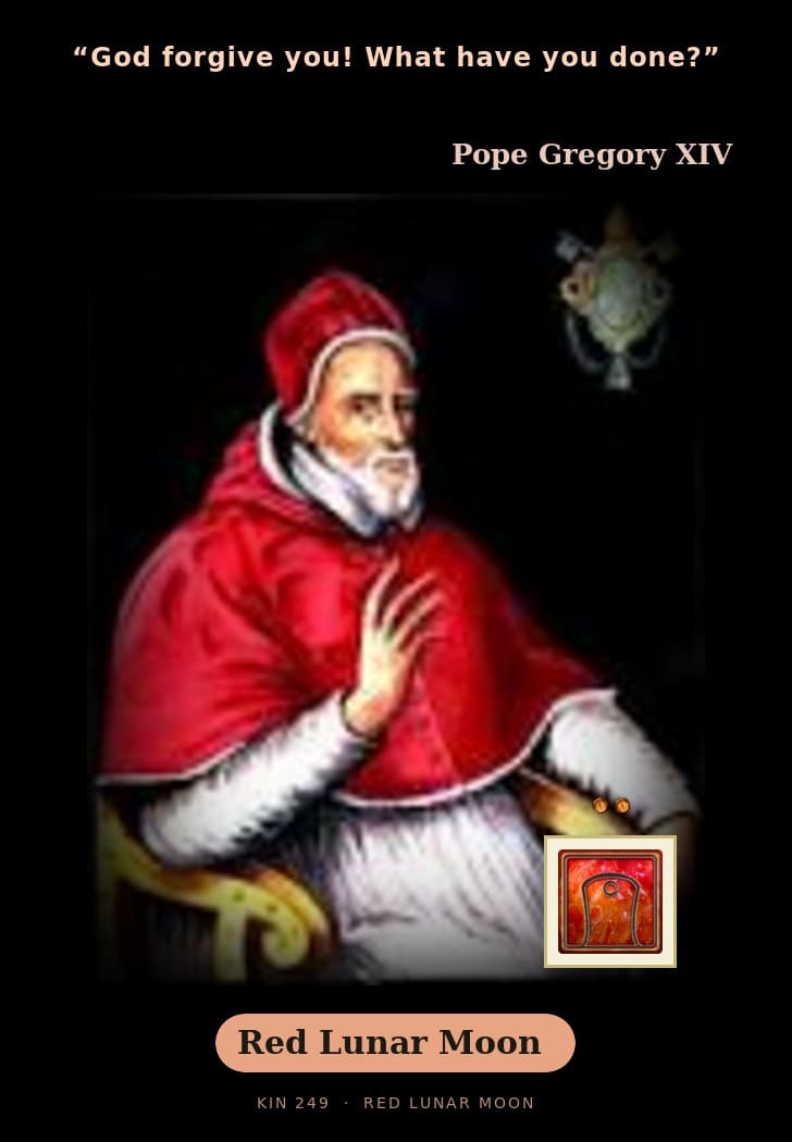 Pope Gregory XIV · Red Lunar Moon
