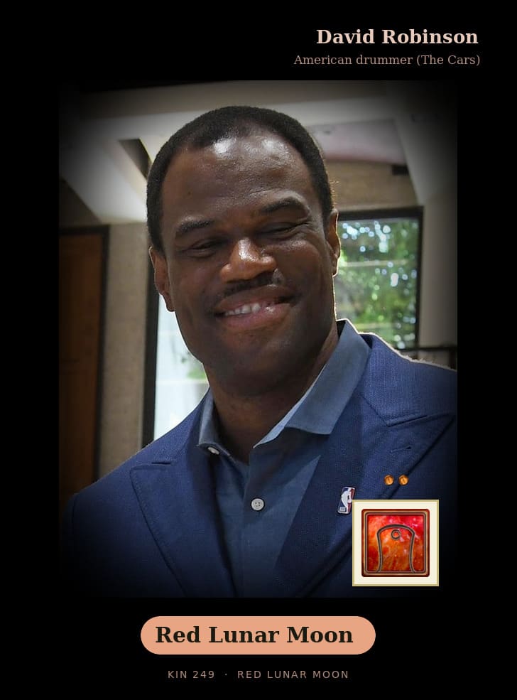 David Robinson · Red Lunar Moon