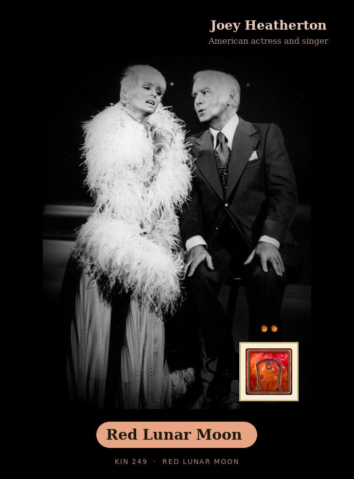 Joey Heatherton · Red Lunar Moon