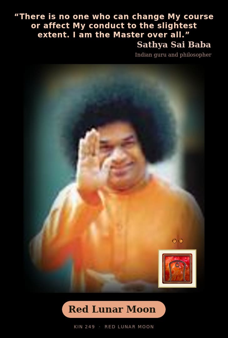 Sathya Sai Baba · Red Lunar Moon